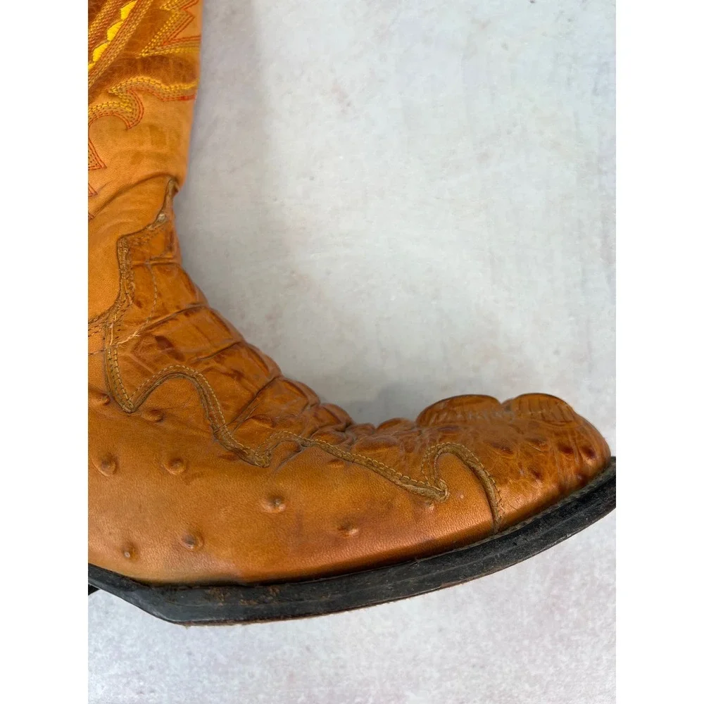 Holster‎ Tan Alligator Boots Men 6.5